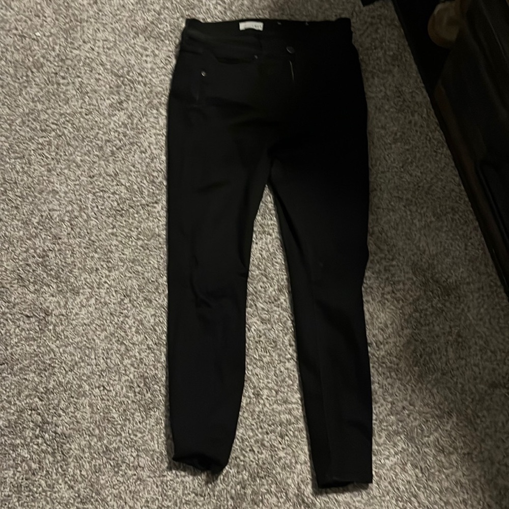 Loft Jeans color black size 28 trendy cute